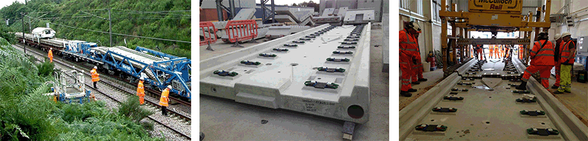 PCAT; Precast concrete track slab reinforced with BarChip synthetic fiber