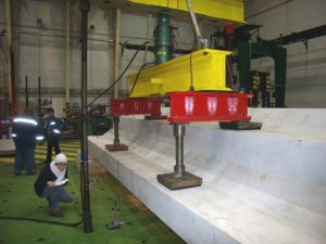 Testing Precast Elements at the Debrecen Stadium