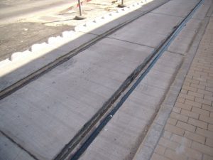 Szeged Light Rail concrete tram line, Hungary reinforced with BarChip Macro Synthetic Fibers