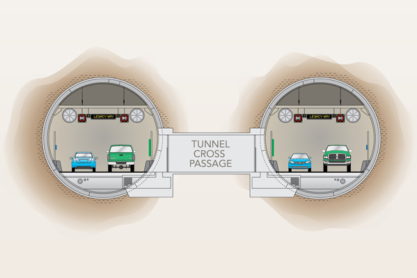 Legacy Way Tunnel Cross Section