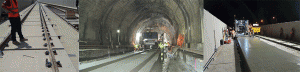 Innotrax slip formed EPC fiber reinforced concrete track slab.