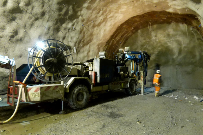 BarChip Reinforced Lyon Turin Base Tunnel