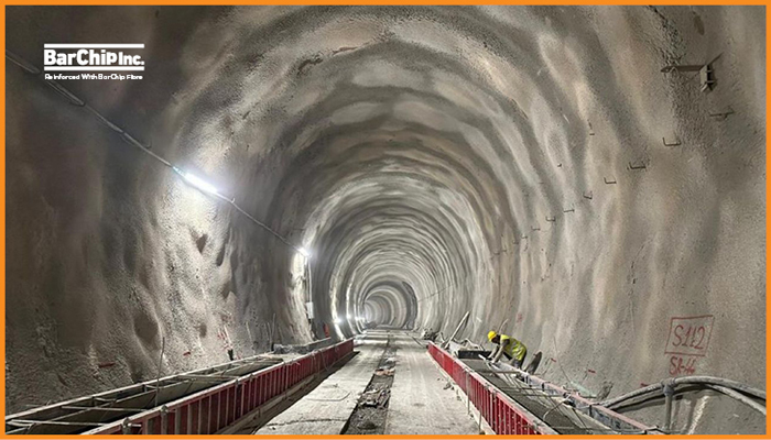 Fibre Reinforced Shotcrete Lining- Divaca-Koper Rail Tunnel