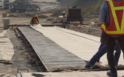 Curing Fibre Reinforced Concrete