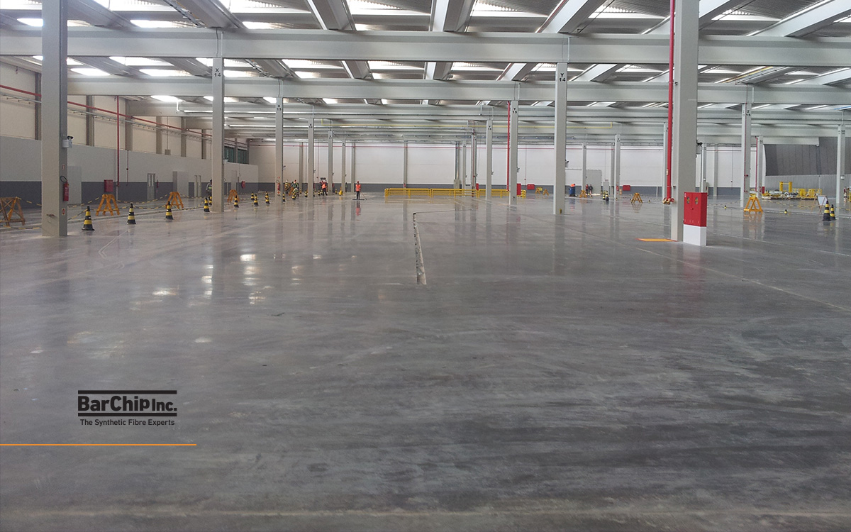Large area industrial flooring at BMW Araquari manufacturing facility