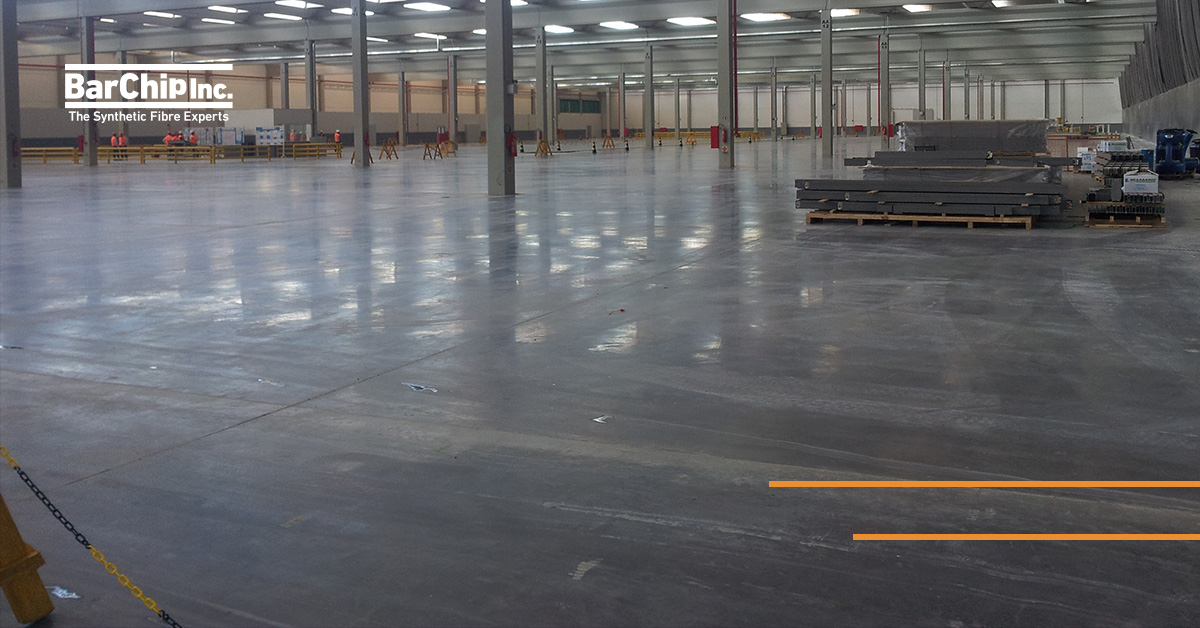 Industrial flooring reinforced with macro synthetic fibre at the BMW Araquari manufacturing plant in Brazil