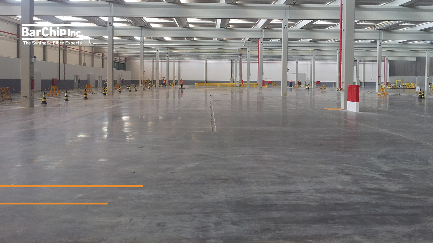Fibre reinforced concrete flooring at the BMW Araquari manufacturing facility in Brazil