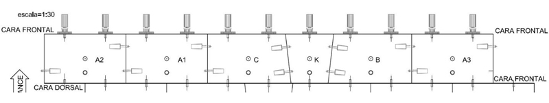 Precast tunnel segment ring assembly layout