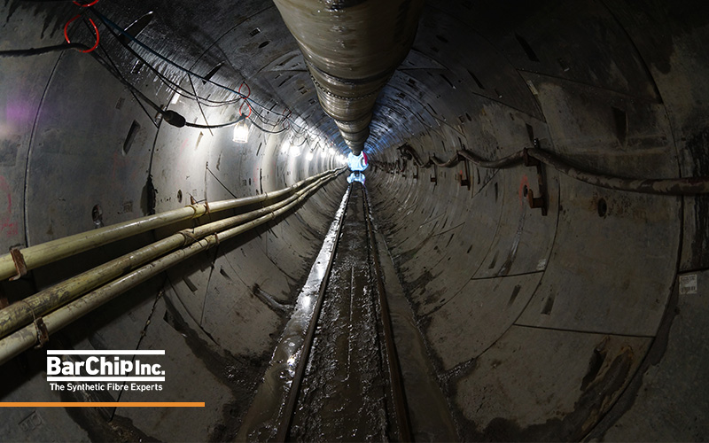Completed tunnel lined of Blacksnake Creek Stormwater Separation Tunnel