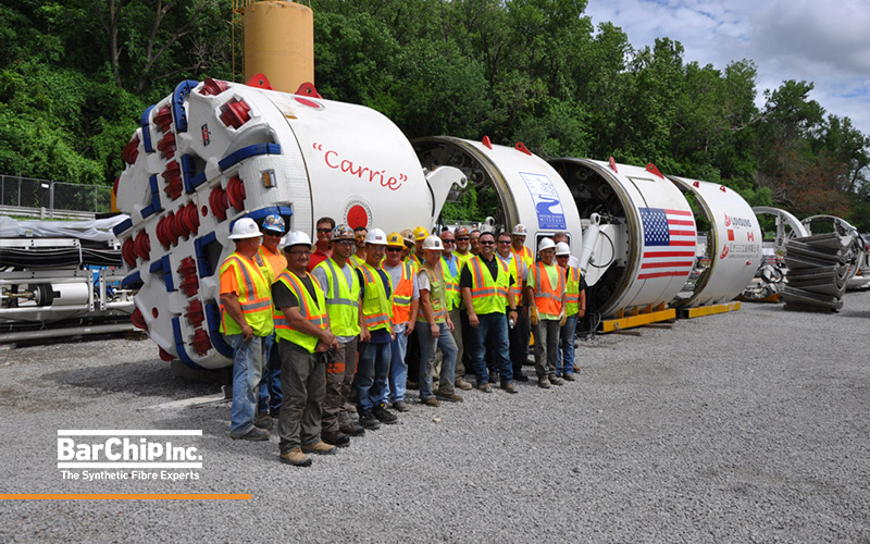 Tunnel boring machine for Blacksnake Creek Tunnel