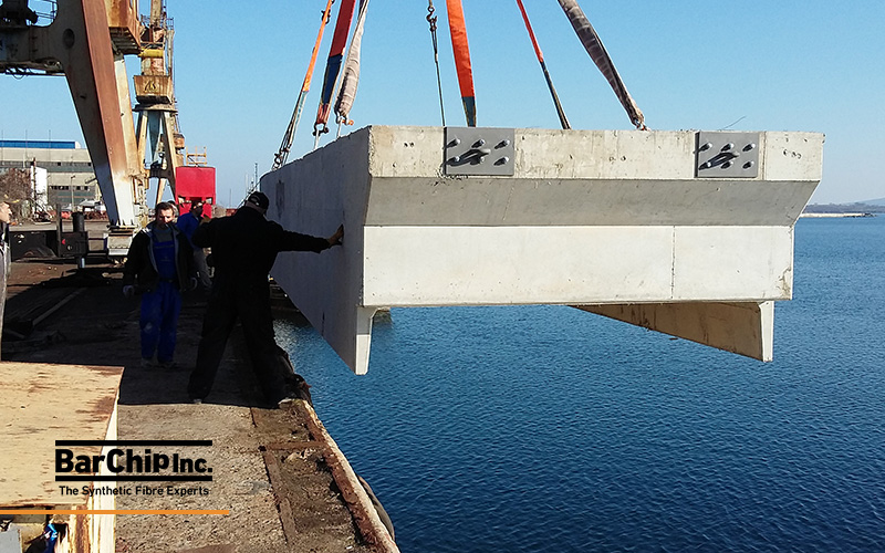 Fibre Reinforced Precast Concrete Pontoons