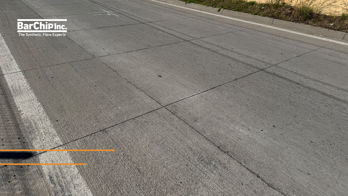 TCP concrete pavement joints on La Pólvora Highway