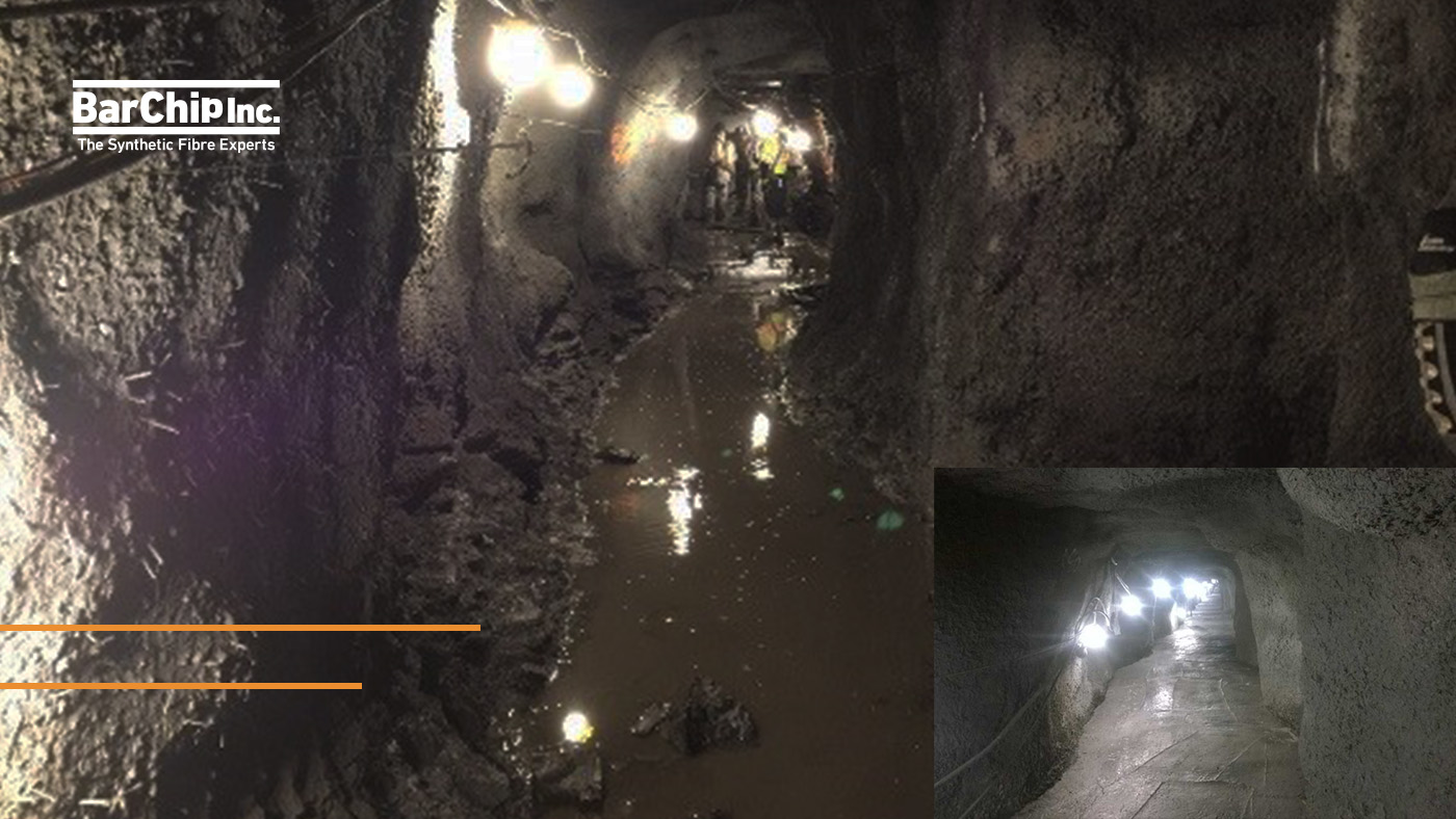fibre-reinforced-shotcrete-lining-fish-creek Fibre reinforced shotcrete tunnel lining at Fish Creek.
