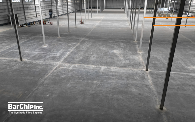 Completed PiSA Farmacéutica jointless concrete floor