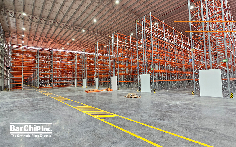 PiSA Farmacéutica automated warehouse with BarChip reinforced jointless floor